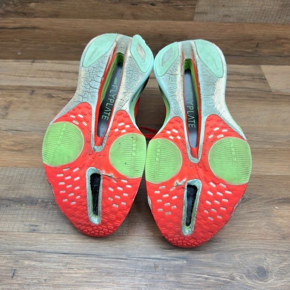 Nike Air Zoom 9.5 Alphafly NEXT% 3 Bright Crimson Lime Blast FD8311-600 - Picture 6 of 11
